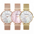 waterproof china oem pink gold japan movt quartz watch stainless steel back watch women wristwatch lady